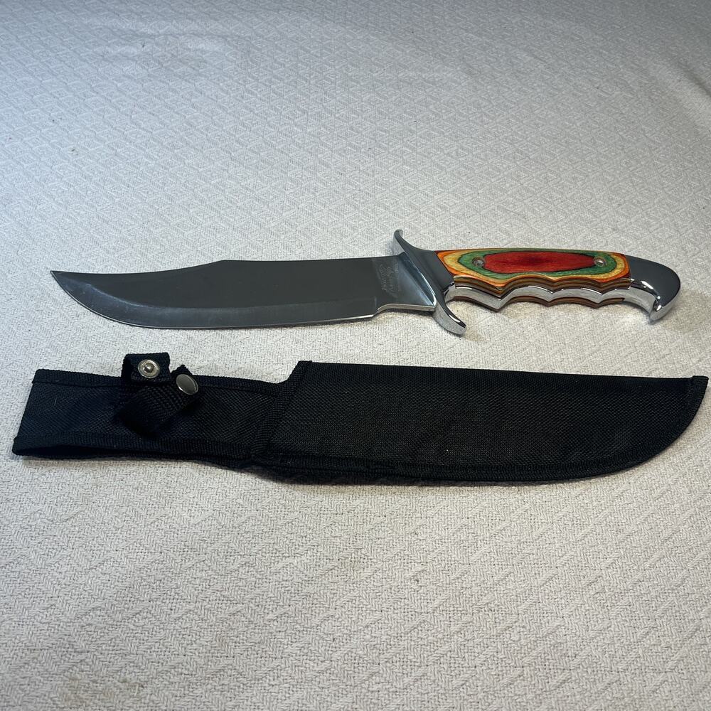 16" Vintage Frost Cutlery Surgical Steel Knife w/ Sheath